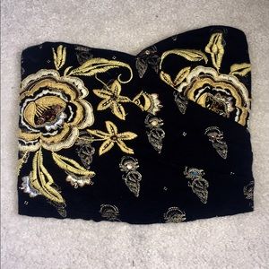 Free People Embellish Tube Top